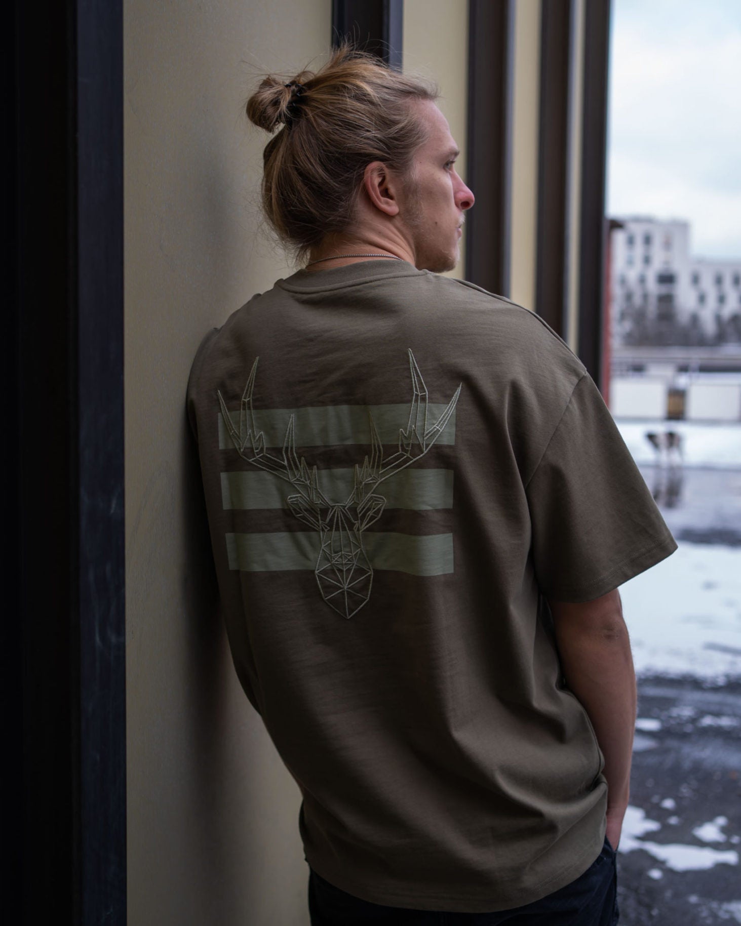474coxJägermeister olive tshirt back