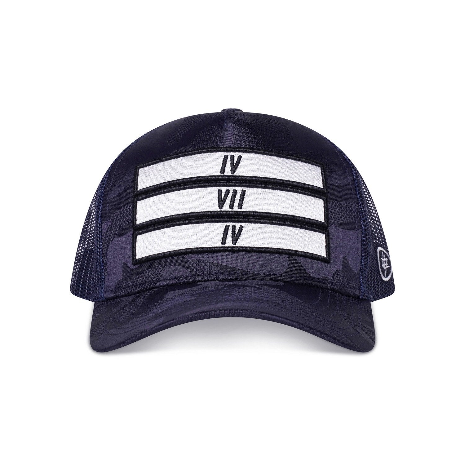 474 Camo 3 Bars Trucker Cap Red Label