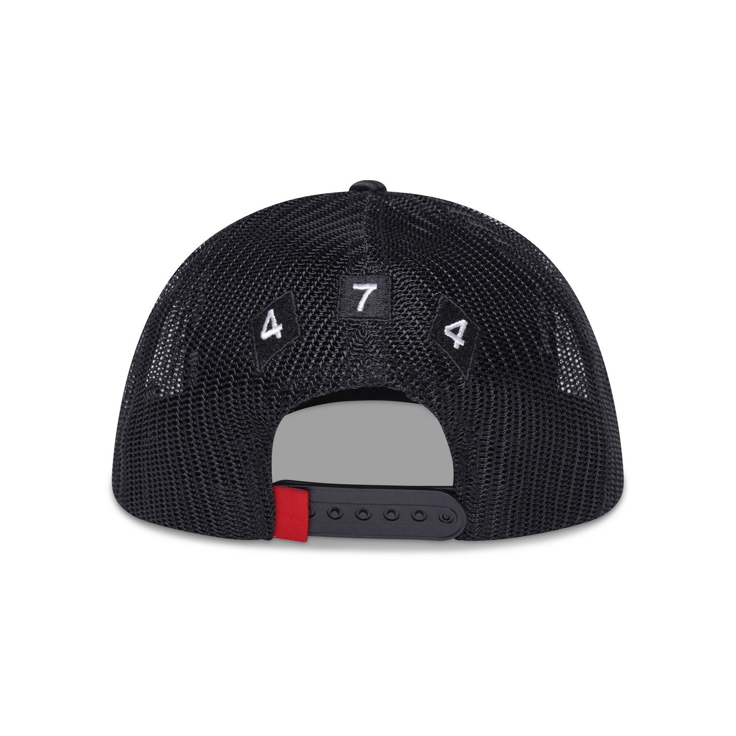 474 Camo 3 Bars Trucker Cap Red Label