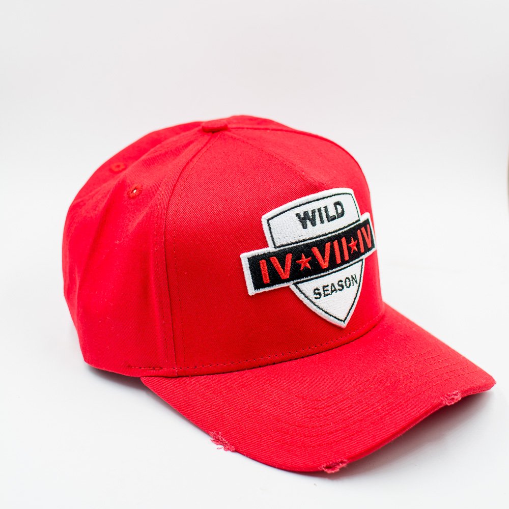 Red 474 Wild Season Baseball Cap