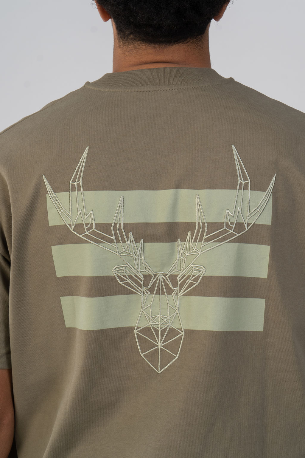 474co x Jagermeister Martini Olive T-shirt
