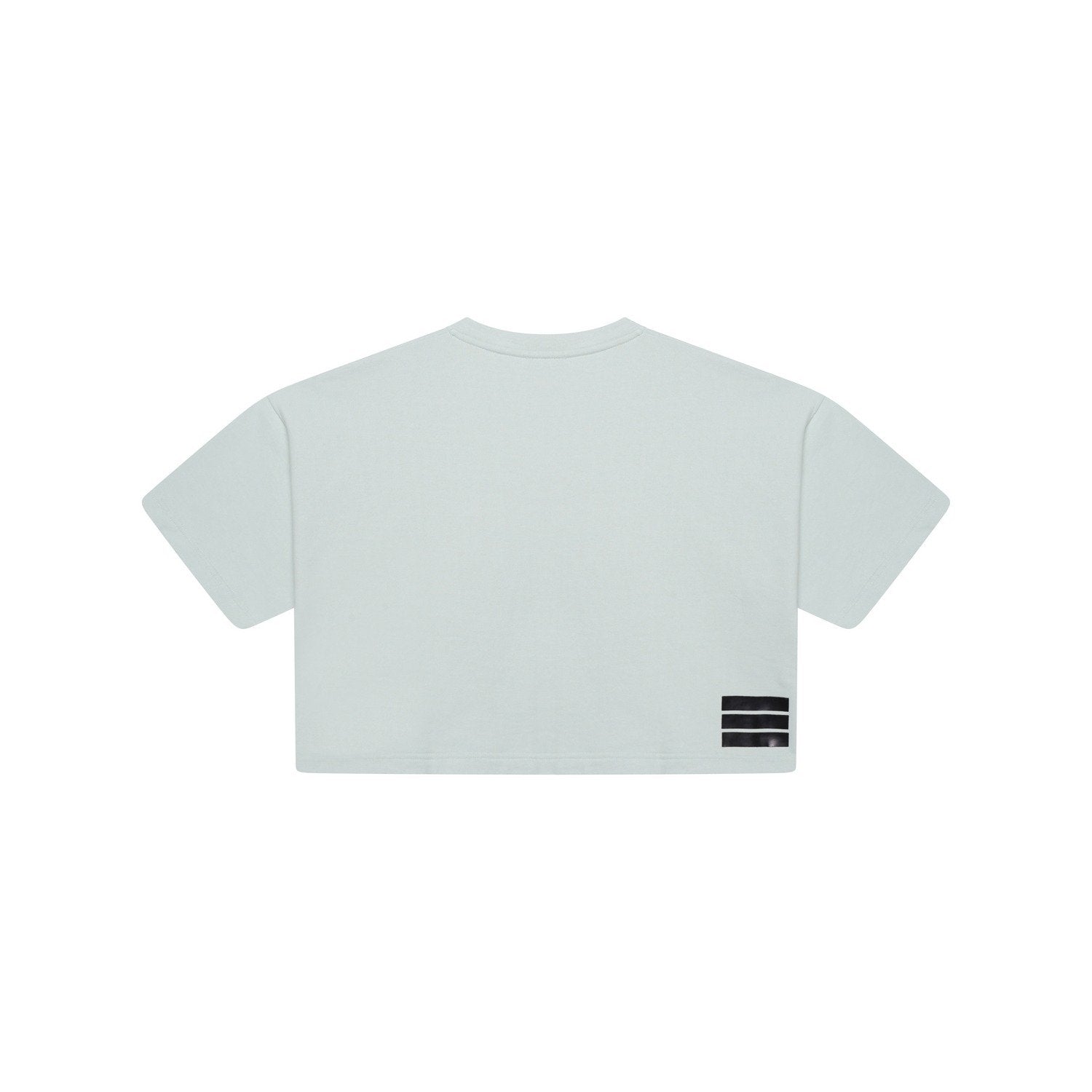 Organic Oversized Cropped T-Shirt - Mint Green