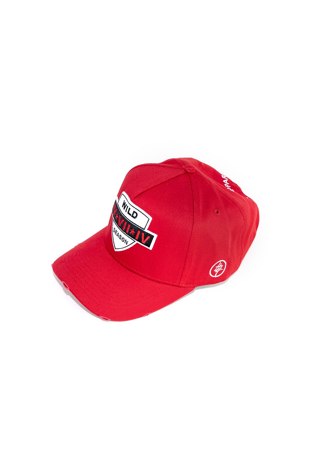 Red 474 Wild Season Baseball Cap front 2