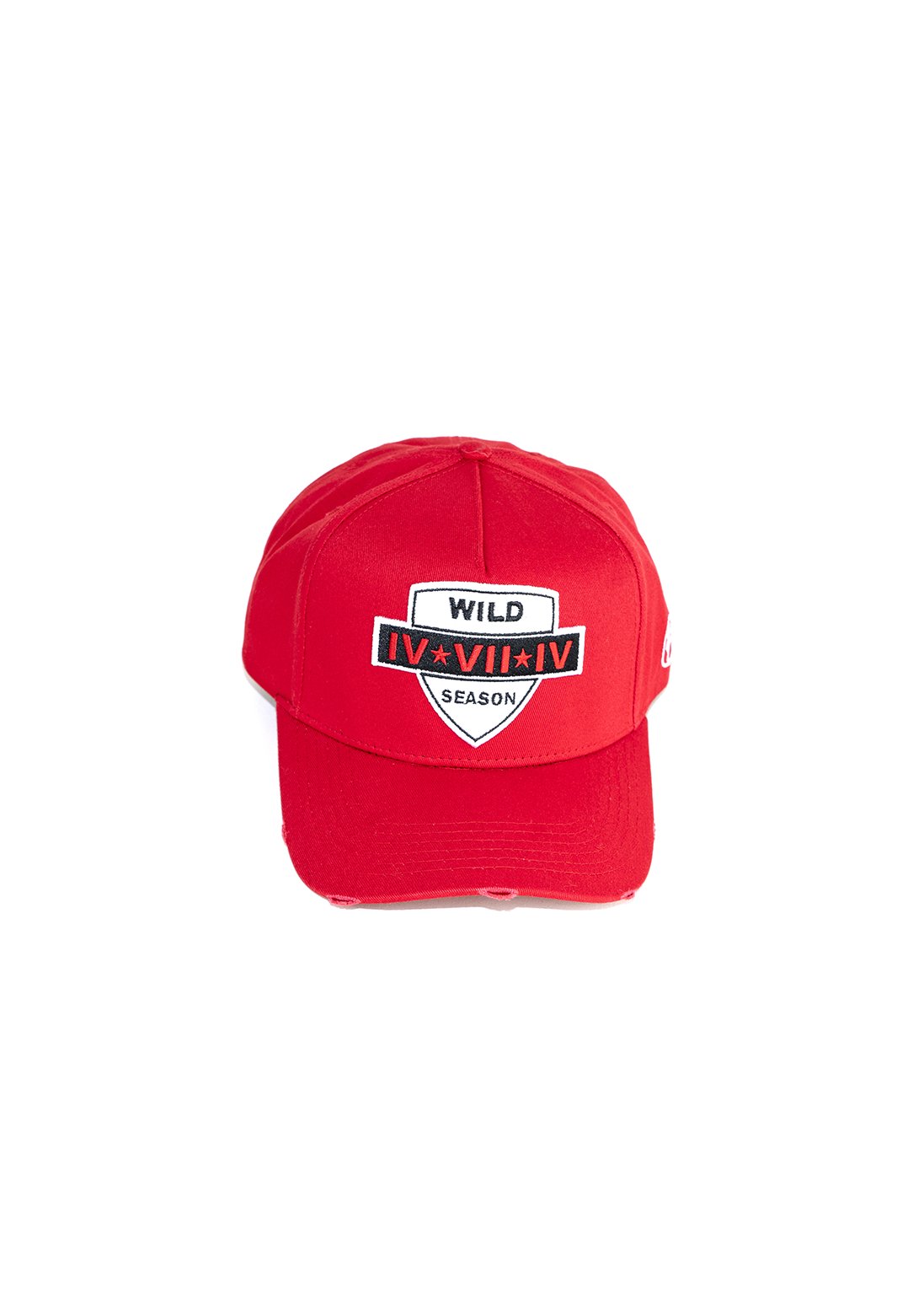 Red 474 Wild Season Baseball Cap front